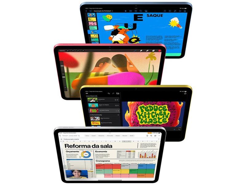 Apple iPad 10,9” 10ª Geração Wi-Fi - 64GB Azul - Apple iPad
